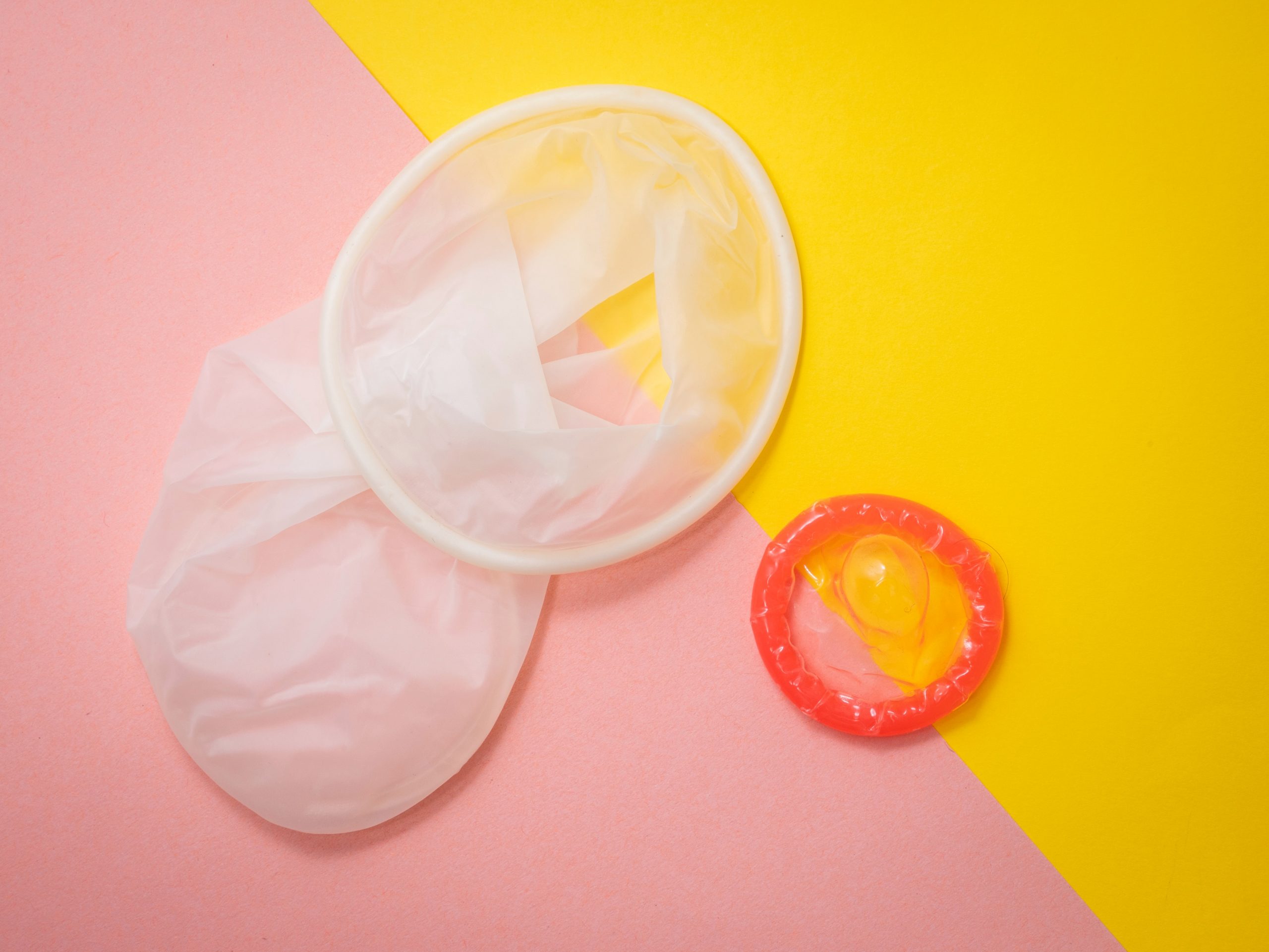 An external and internal condom