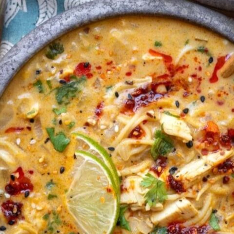 Thai Curry Rotisserie Chicken Soup